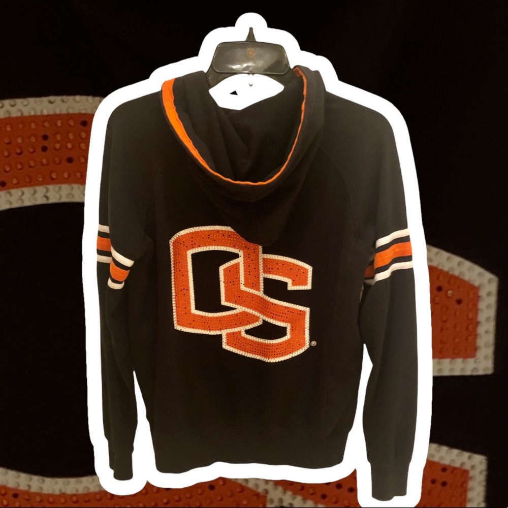 🛍3 for $15 OSU Hoodie Full Zip w/BLING!